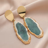 Personality Irregular Jade Aesthetic Earrings